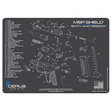 M&P Shield Cleaning Mat - 11