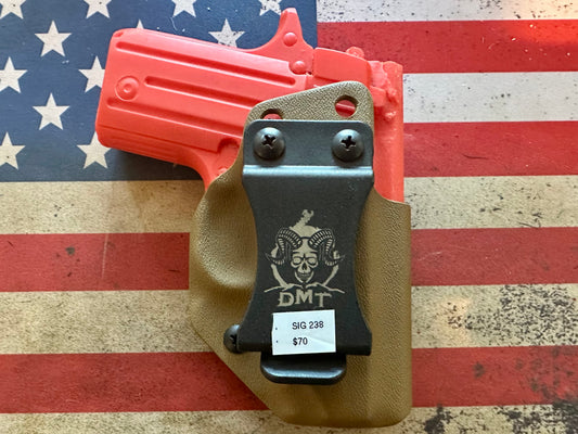 SIG P238 Right Handed IWB in Tan