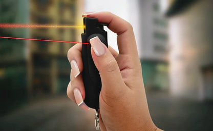 Accufire 2 Pepper Spray with laser sight | Instant snap off