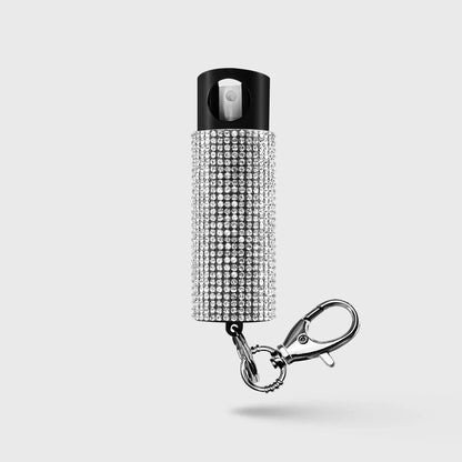 Bling It On Pepper Spray with stylish rhinestone design