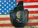 SIG 365XL Triple Threat Holster Right Handed in Punisher Skull/flag