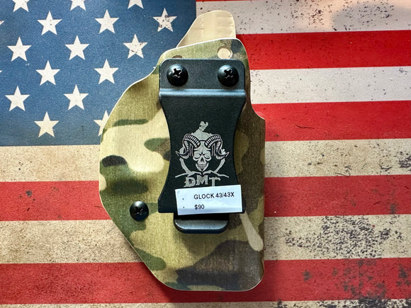 Glock 43/43X Right Handed IWB in Supercam