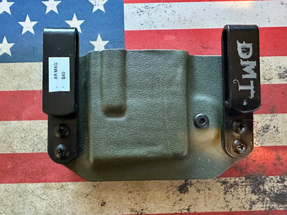 AR Single magazine Holder in Tactical Black