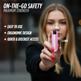 Pepper Spray Hard Case With Belt Clip – Keychain Ready | Quick Action