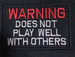 Tactical Patch - Warning Does Not  play well
