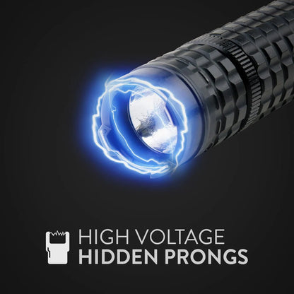 Stun Gun Baton with Flashlight – 300 Lumen 5-Function Light | Knightro