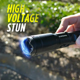 Stun Gun with Flashlight – 400 Lumen w/ Glass Breaker | Katana