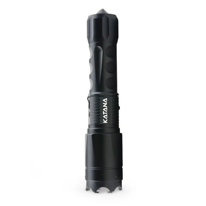 Stun Gun with Flashlight – 400 Lumen w/ Glass Breaker | Katana