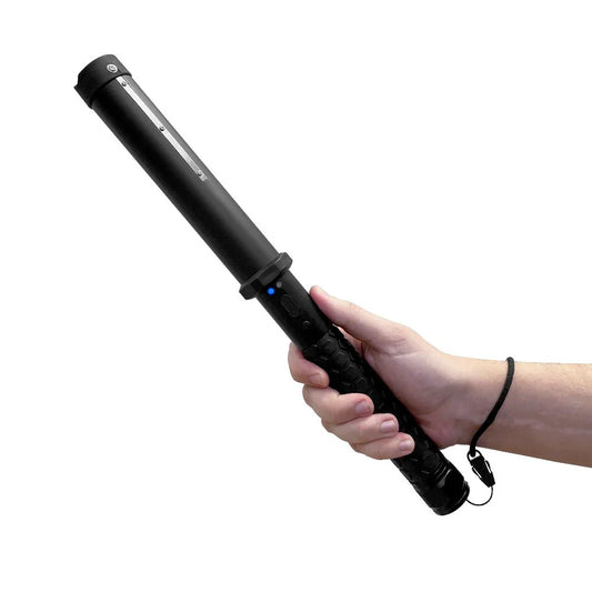 Stun Gun Sidekick with Flashlight | 280 Lumen w/ Anti Grab Prongs