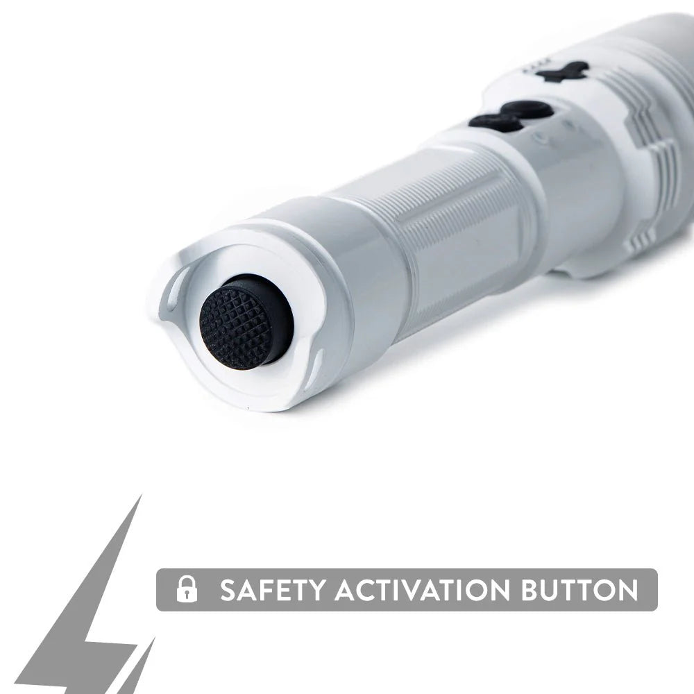 Stun Gun with Flashlight – 400 Lumen w/ Charging Indicator | Lightsafer