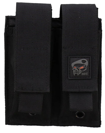 double mag pouch black