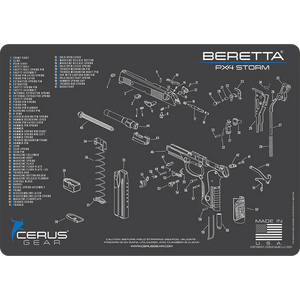 Beretta Px4 Storm Cleaning Mat - 12" x 17" (Cerus)