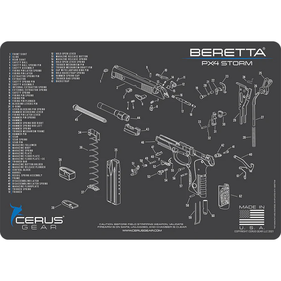 Beretta Px4 Storm Cleaning Mat - 12
