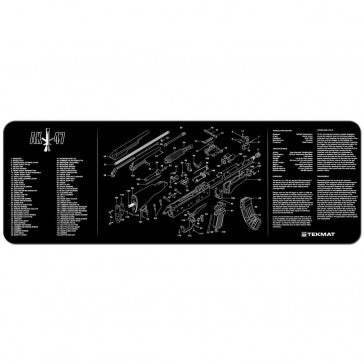 AK-47 CLEANING MAT - 12" X 36" BLACK (TEKMAT)