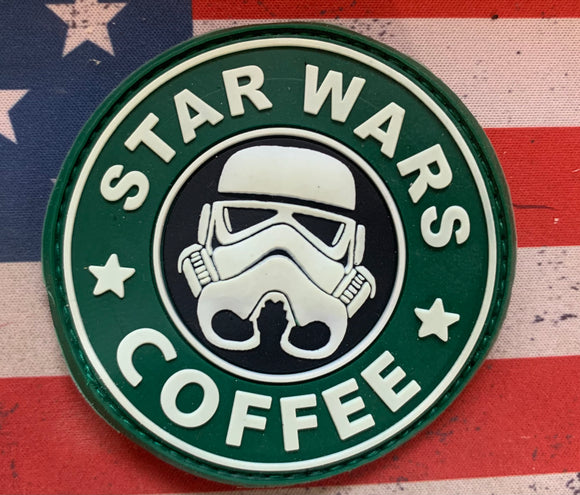 Tactical Patch - Star Wars And Coffee (PVC)