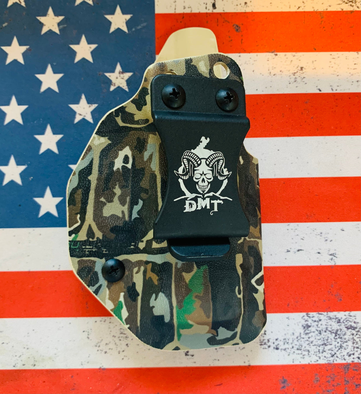 custom kydex holster hellcat in bull camo