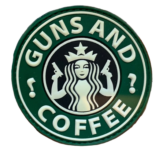 Tactical Patch - Guns And Coffee (PVC)
