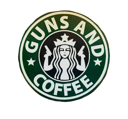 STICKER - Guns and Coffee